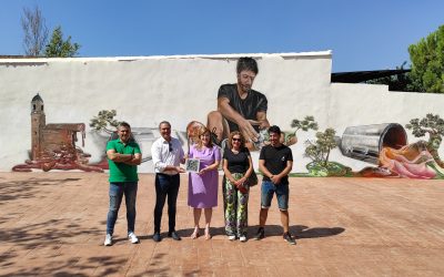 Castellar inaugura un graffiti creado en el marco del proyecto Street Art Plus de Diputación