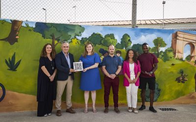 Mengíbar ya tiene un nuevo grafiti que se une a la ruta de murales artísticos