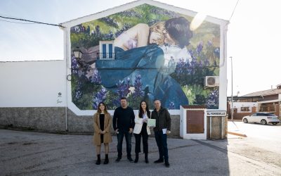 Inauguración del nuevo graffiti de Street Art Plus en Arquillos