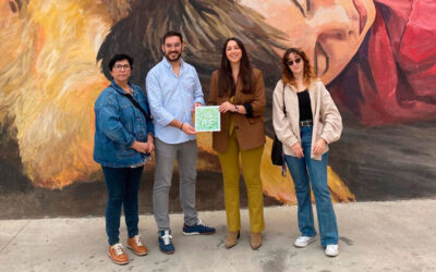 Inauguración de un nuevo mural de Street Art Plus en Mancha Real a cargo de Marifé Rozalén