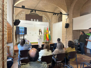 Representantes de la Diputación de Jaén en un acto por la visibilidad y los derechos LGTBI
