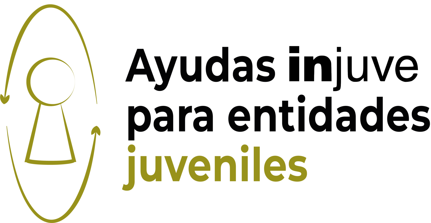 Logotipo de la campaña de Ayudas Injuve para entidades juveniles.